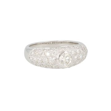 Be | Ring White Gold | Diamond Pavé