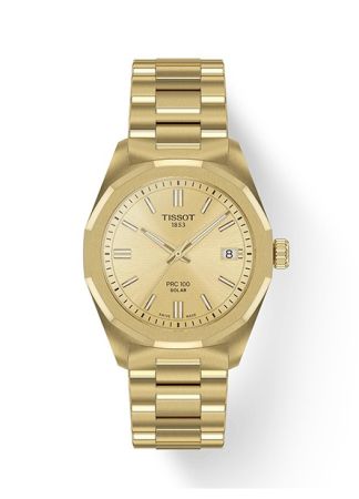 Tissot PRC 100 Solar Quarz Champagne/PVD T151.822.33.021.00