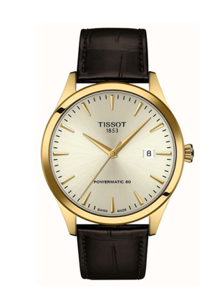 Tissot Classic Dream Ivory/Brown leather 40mm
