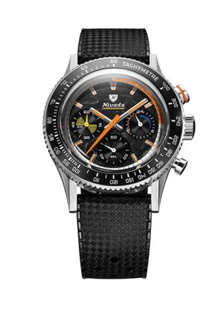 Nivada Grenchen Chronoking MecaQuartz Racing Carbon | 38mm | 87049Q01