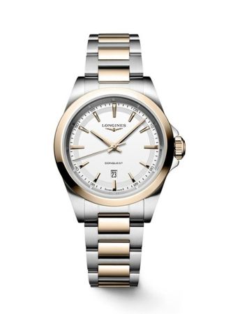Longines Conquest Quartz Steel/Rose PVD| 30mm