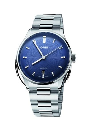 Oris Artelier Date Blue/Steel | 38mm 01 733 7810 4055-07 8 20 20