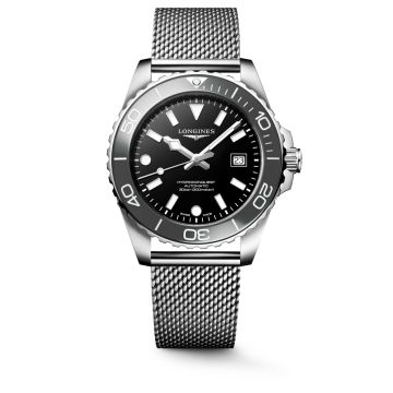 Longines Hydroconquest Automatic Black/Grey  | 42mm L3.788.4.70.6