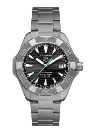 TAG Heuer Aquaracer Solargraph grey/Titanium 40mm | WBP1184.BF0008 | Juwelier van Willegen