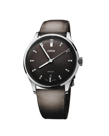 Oris Artelier Date Black/Brown Leather 01 733 7810 4045-07 6 20 18FC