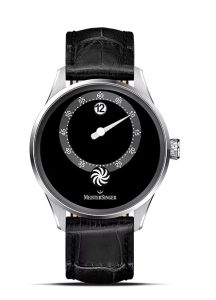 Meistersinger Panthero Jumping Hour PTJH902 Black | 40,5 mm