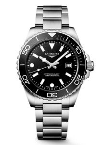 Longines Hydroconquest Quartz Black/ steel L3.769.4.56.6