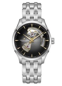 Hamilton Jazzmaster Open Heart Grey/Steal | 40mm | H32675181