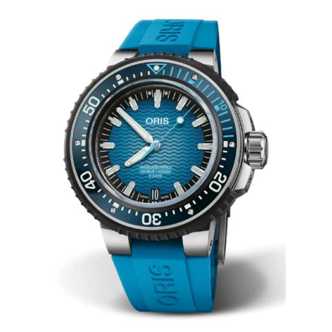 Oris Aquis Pro 4000m Blue | 49,50mm 01 400 7777 7155-Set