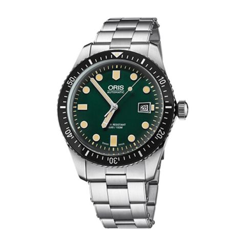 Oris Divers Sixty-Five Green Steel | 42MM