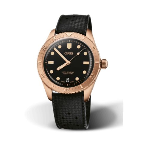 Oris Divers Sixty-Five Steel Bronze Black rubber | 38mm 01 733 7771 3154-07 4 19 18BR