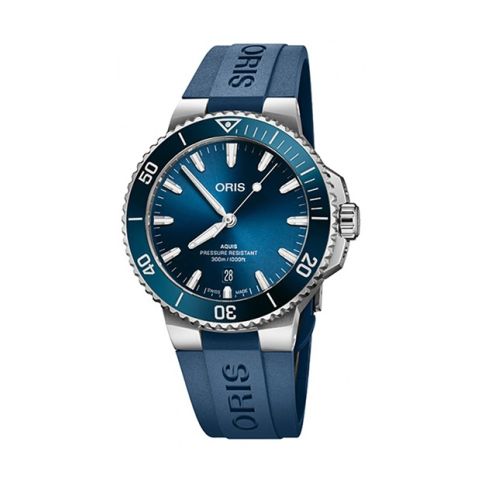 Oris Aquis Date Blue rubber | 41.5mm 01 733 7787 4135-07 4 22 35FC