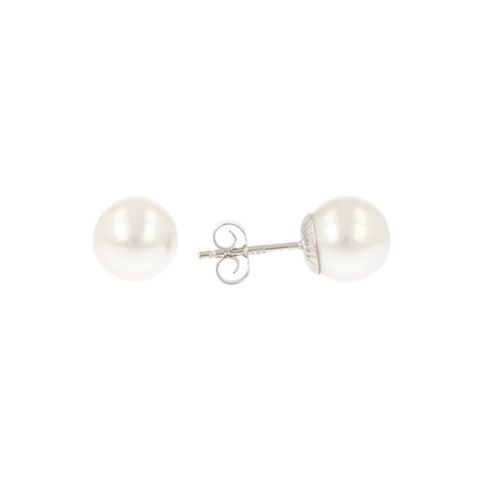 Shima Pearls | Ear Studs White Gold | Pearl