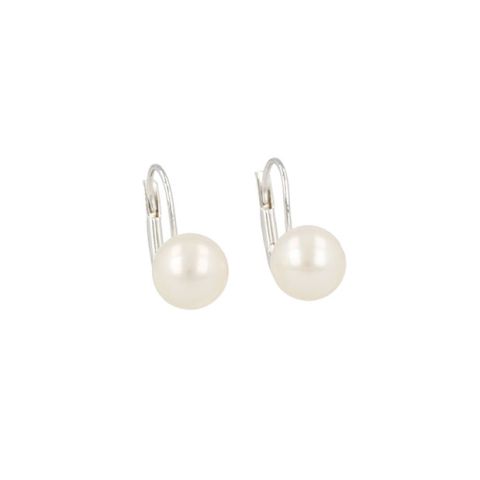 Sundrops | Earrings White Gold | Pearl