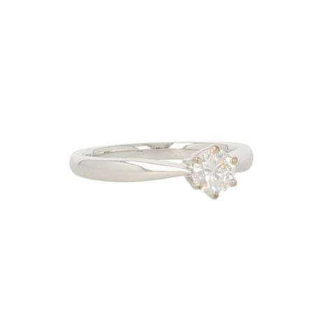 W | Diamond Solitaire Ring White Gold | 0.50ct