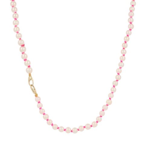 Sundrops | Yellow Gold | Pearl - Neon Pink 45cm