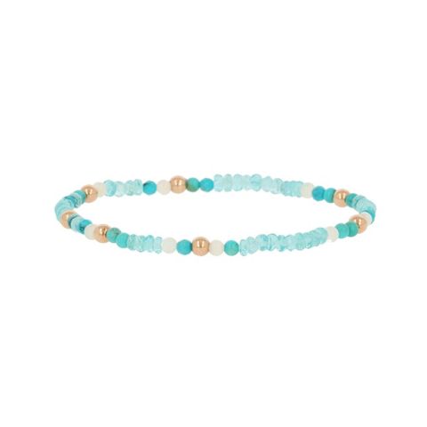Sundrops | Bracelet Pink Gold | Turquoise