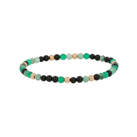 Sundrops | Bracelet Pink Gold | Aventurine - Labradorite - Chrysoprase