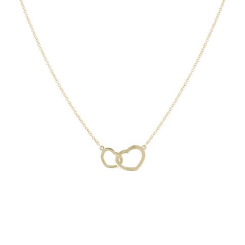 KEK | Necklace Yellow Gold | Two Hearts Entwined