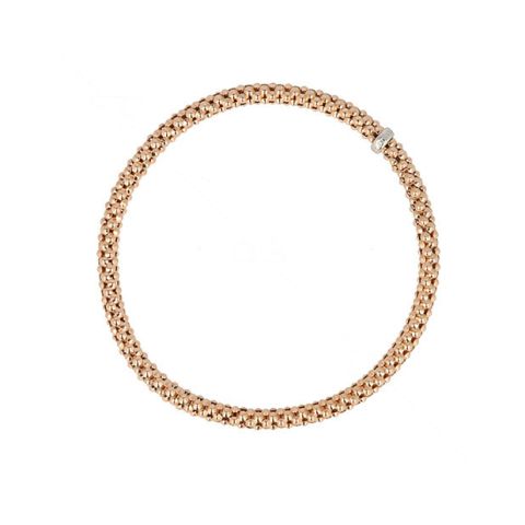 Sundrops | Flex Bracelet Pinkgold Braid | 3.7mm