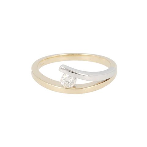 Lux | Ring Bicolor | Diamond Brilliant