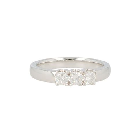 W | Diamond Alliance Ring White Gold | 3 x 0.15ct