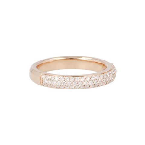Be | Ring Pink Gold | Diamond Pavé