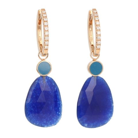 Varivello Set | Pink Gold | Diamonds - Enamel - Jade