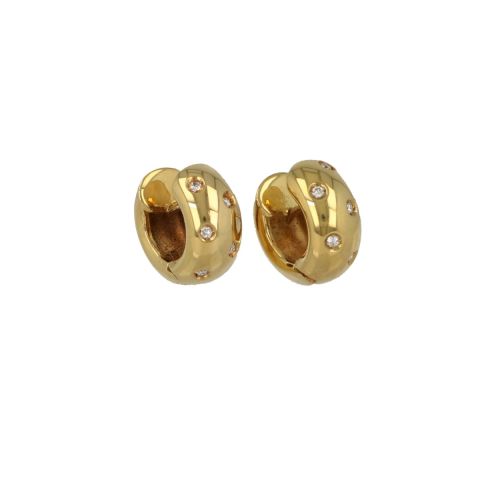 Be | Earrings Yellow gold | Diamonds