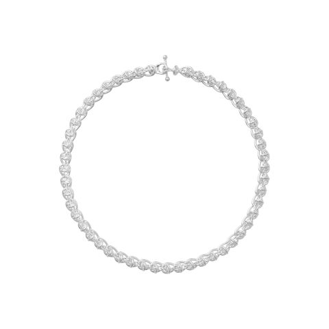 Georg Jensen 20002031 Weft Single Link Necklace 