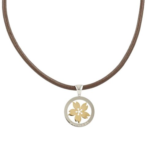 Bvlgari | Cord Necklace | Tondo Sakura Flower Pendant 