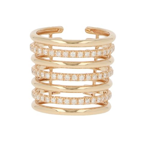 Unique Piece | Pink Gold Ring | Diamonds