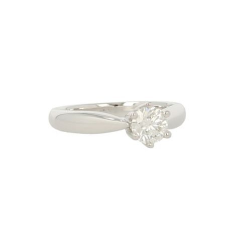W | Diamond Solitaire Ring White Gold | 0.70ct