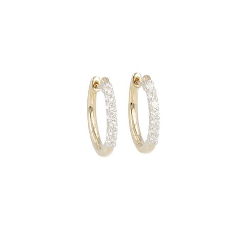 Lux | Earring Yellow Gold | Diamond