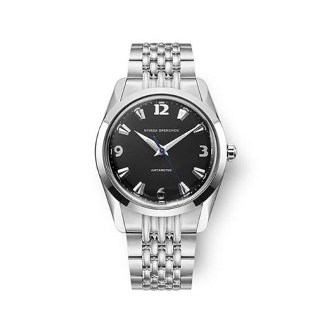 Nivada Grenchen Antarctic Black/Steel | 35mm 35002M04
