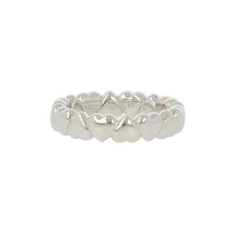 Bron | White Gold Ring | Hearts 37245