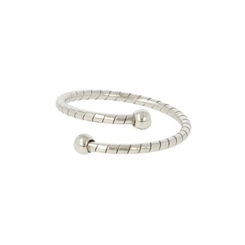 Dot Ring | White Gold | Spiral