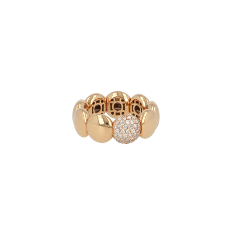 Sundrops | Flex Ring Pink gold Diamond | 0.33ct
