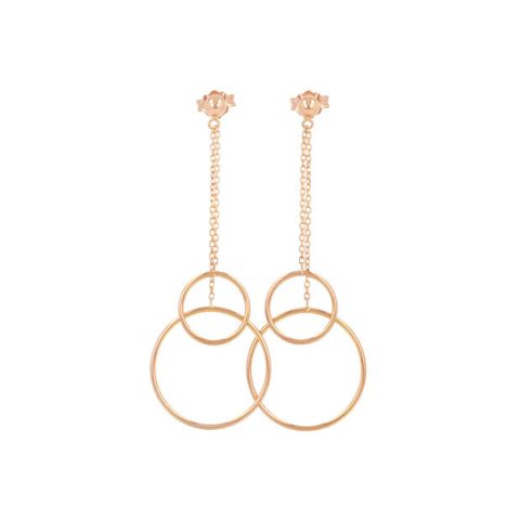 Dot | Earrings Pinkgold | Circles