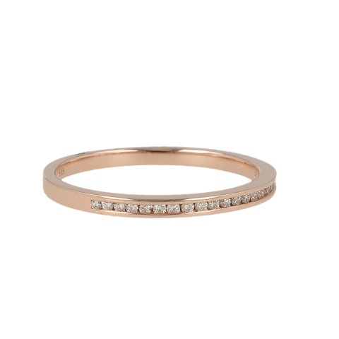 Yeva | Ring Pink Gold | 21 Diamonds