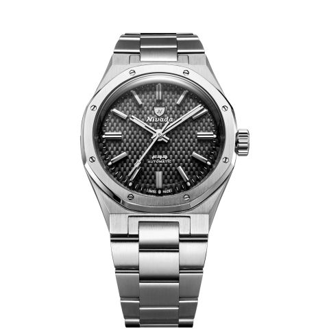 Nivada Grenchen F77 MKII black no date| 38mm