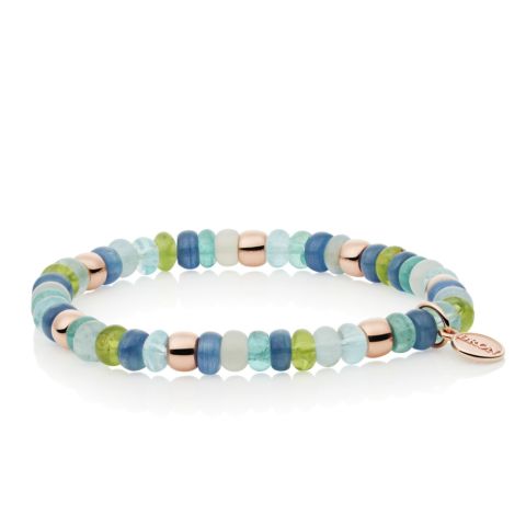 BRON | Reflex Bracelet | Aquamarine - Apatite - Kyanite - Peridot 8AR3985MIX97