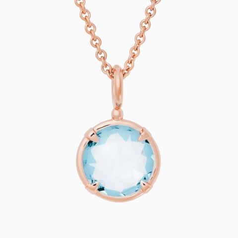 BRON Mira Mira Pendant Blue Topaz 12mm 8HR3418BTB