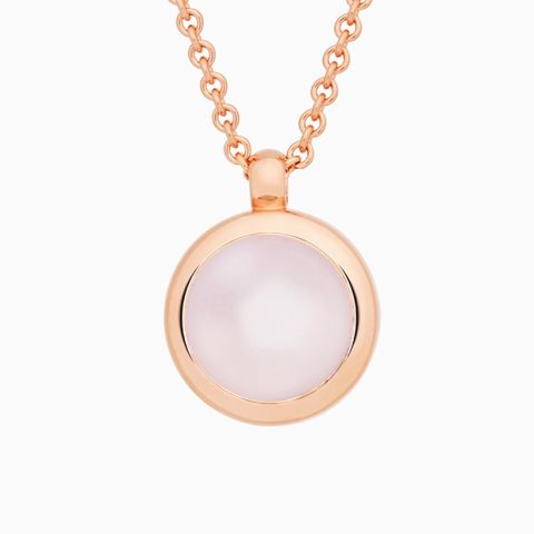 BRON | Sushi Pendant | Rose Quartz 12mm
