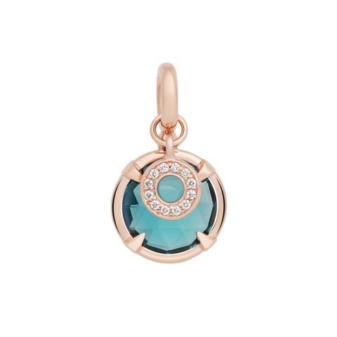 BRON | Mira Mira Pendant | London Blue Topaz & Diamonds