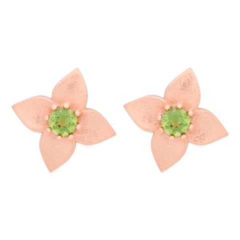 BRON | Poppy Earstuds | Peridot 5mm