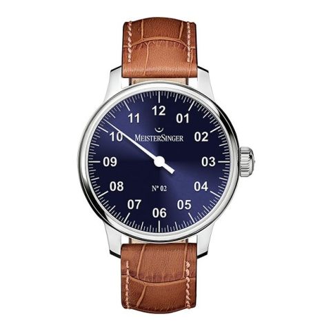 Meistersinger N°02 AM6608N Cognac | 43MM
