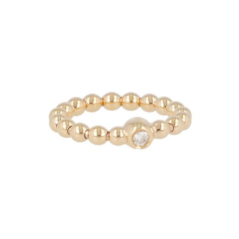 Sundrops | Flex Ring Pink gold | Diamond