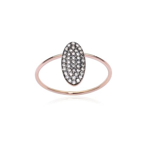 Burato Gioielli | Small Brown Mirror Ring