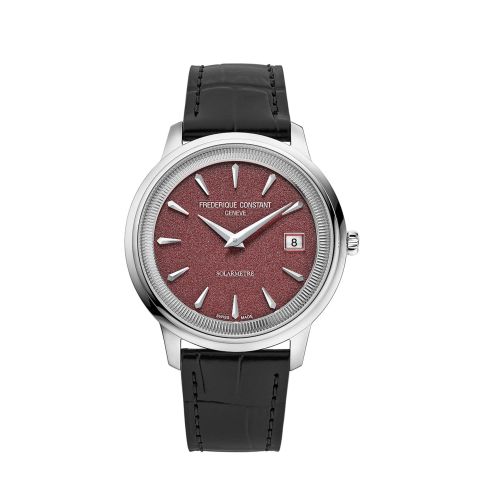 Frederique Constant Moneta Solarmetre Red | 39mm